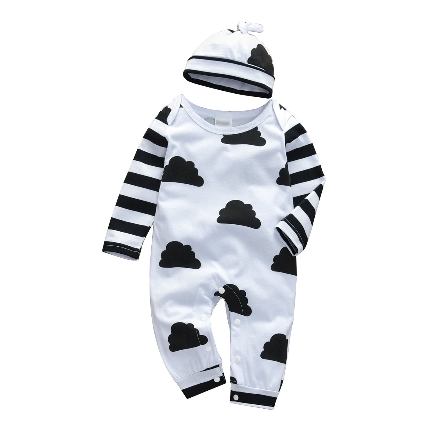 Baby's Creative Romper with Beanie