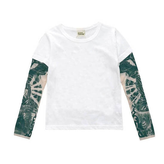 Boy's Tattoo Sleeve Top