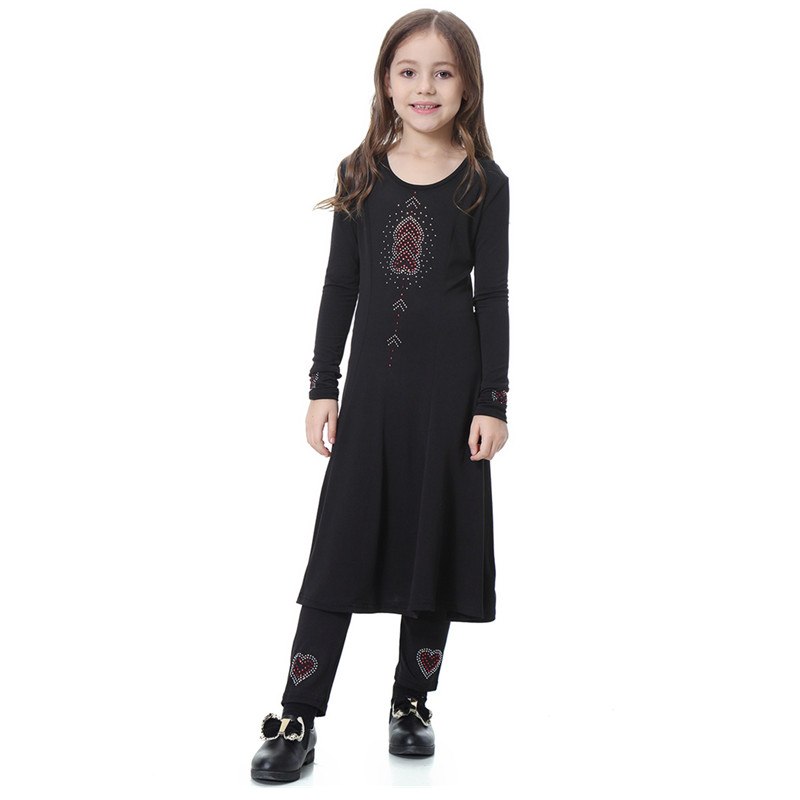 Casual Muslim Abaya for Girls