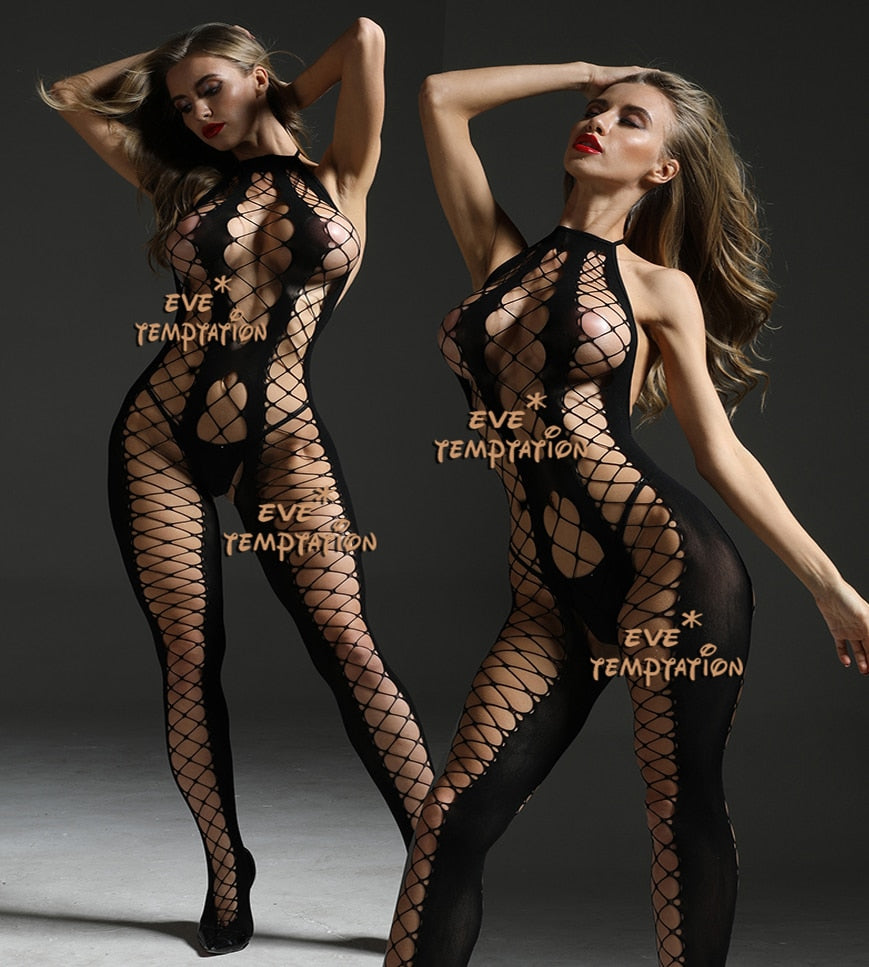 Erotic Strappy Bodysuit