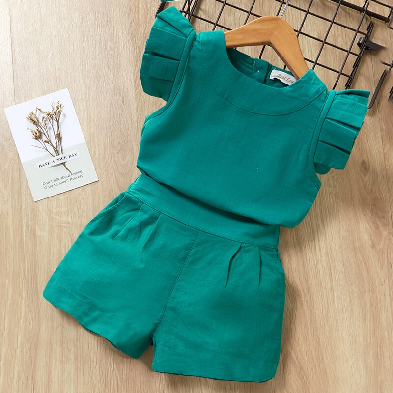 Girls Summer Clothing Set 2 Pcs