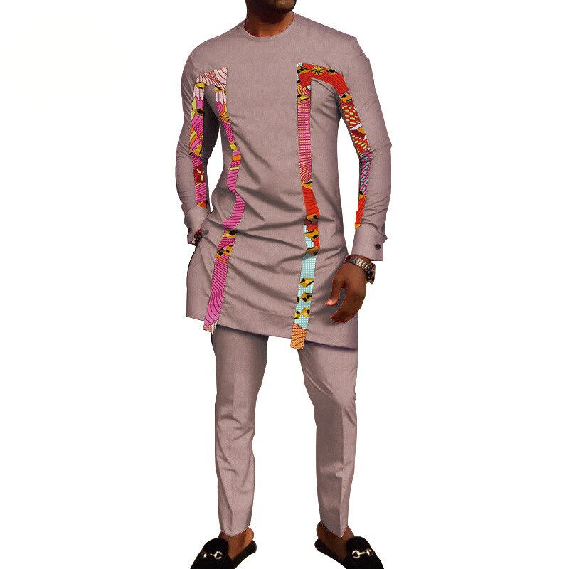 Men's Casual Striped Clothing Set