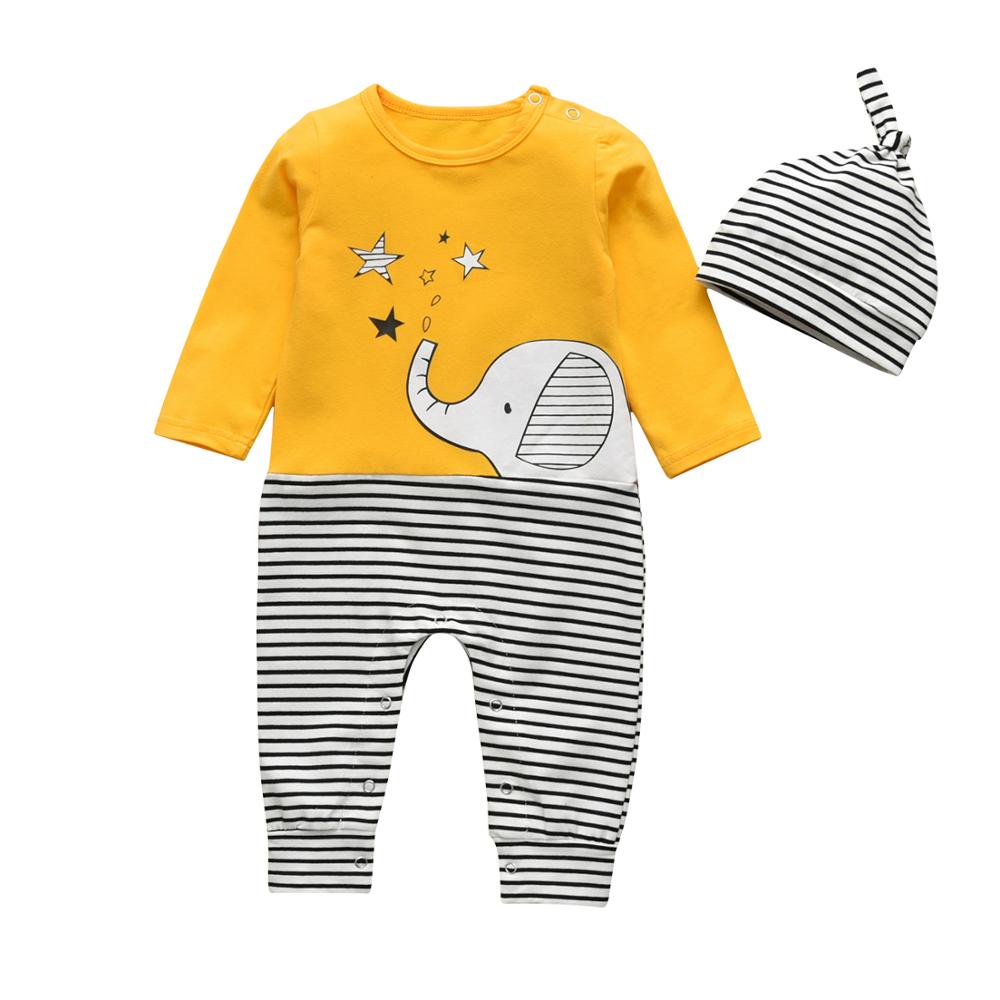 Baby's Creative Romper with Beanie