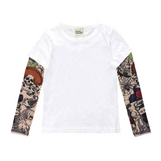 Boy's Tattoo Sleeve Top