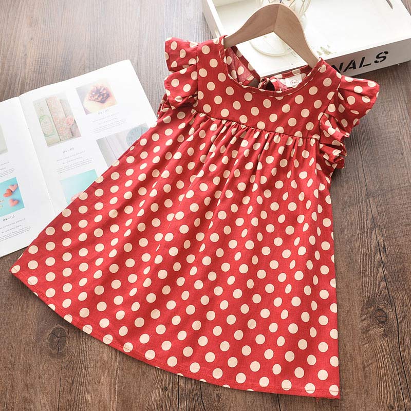Girls Summer Floral Printed Dress