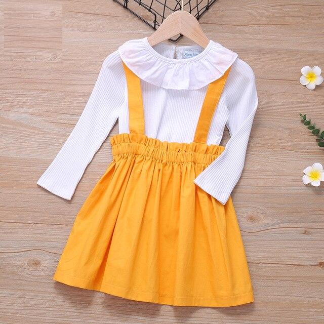 Girls' Cute Printed Cotton Clothes Set