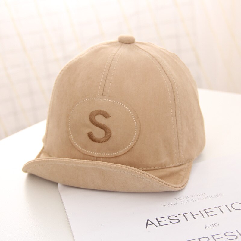 Boy's Letter Printed Cotton Cap