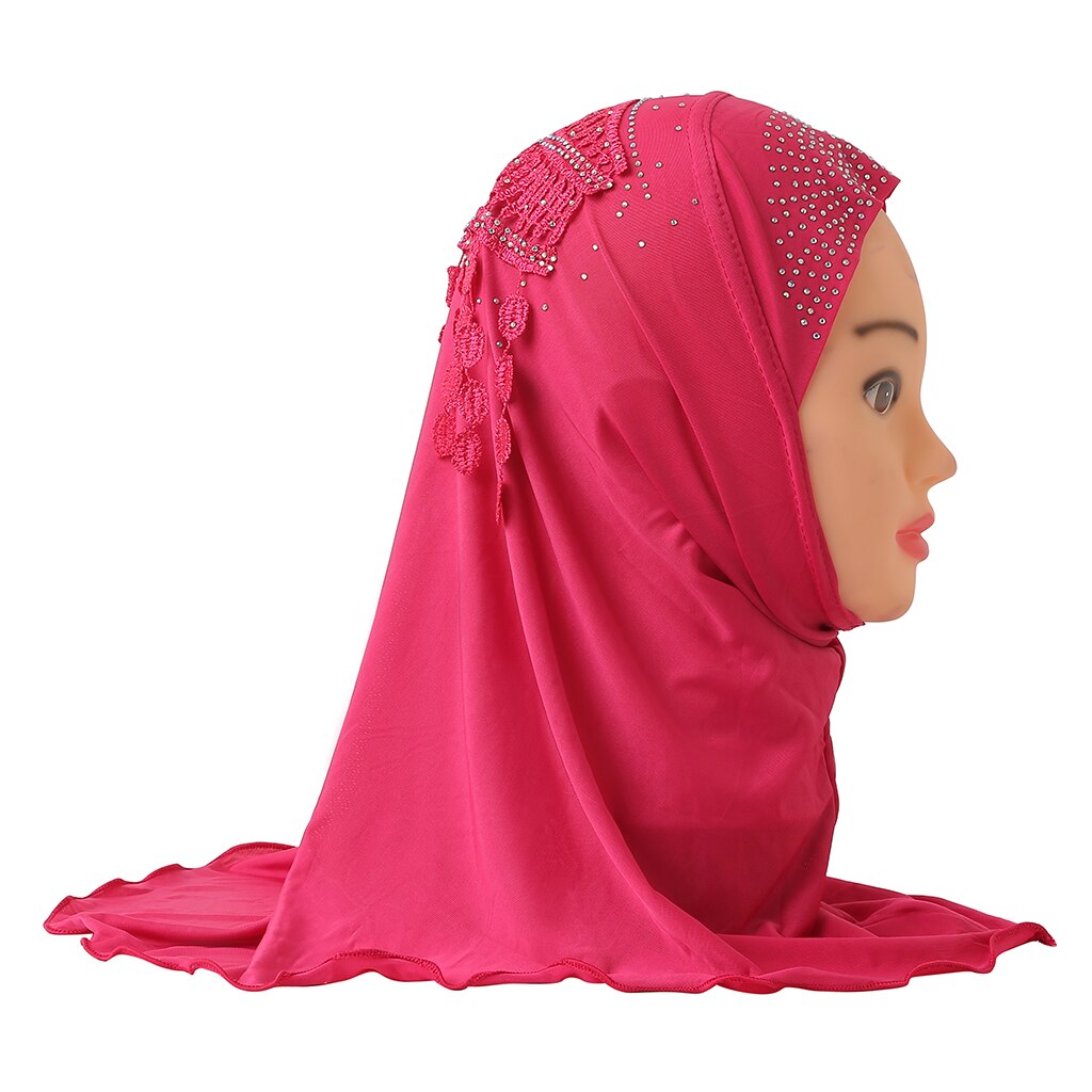 Girl's Crystal Lace Hijab