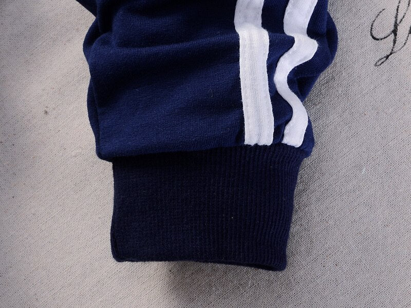 Children's Striped Cotton Tracksuit