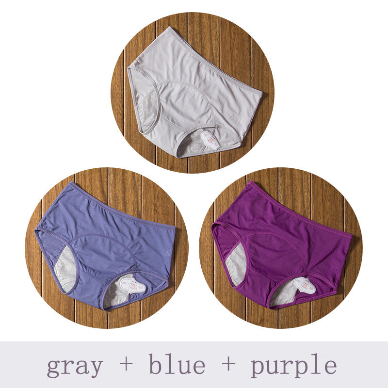 Women's Leak-Proof Menstrual Panties 3 pcs Set