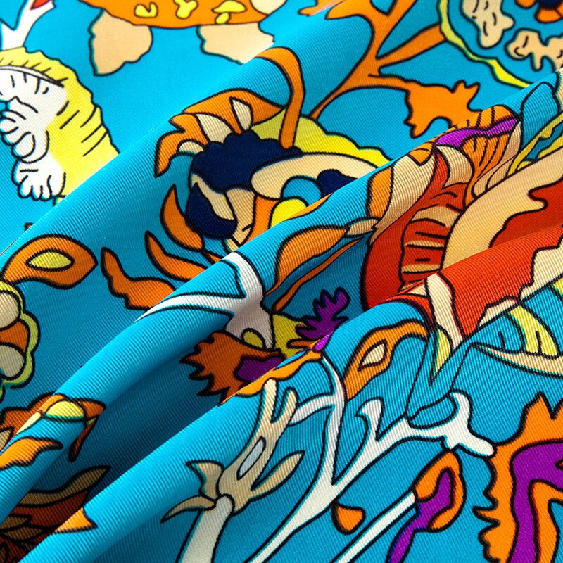 Women's Pure Silk Head Scarf