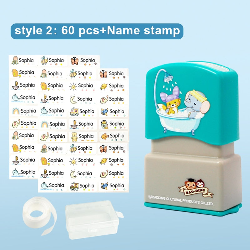 Kid's Name Seal Stamp