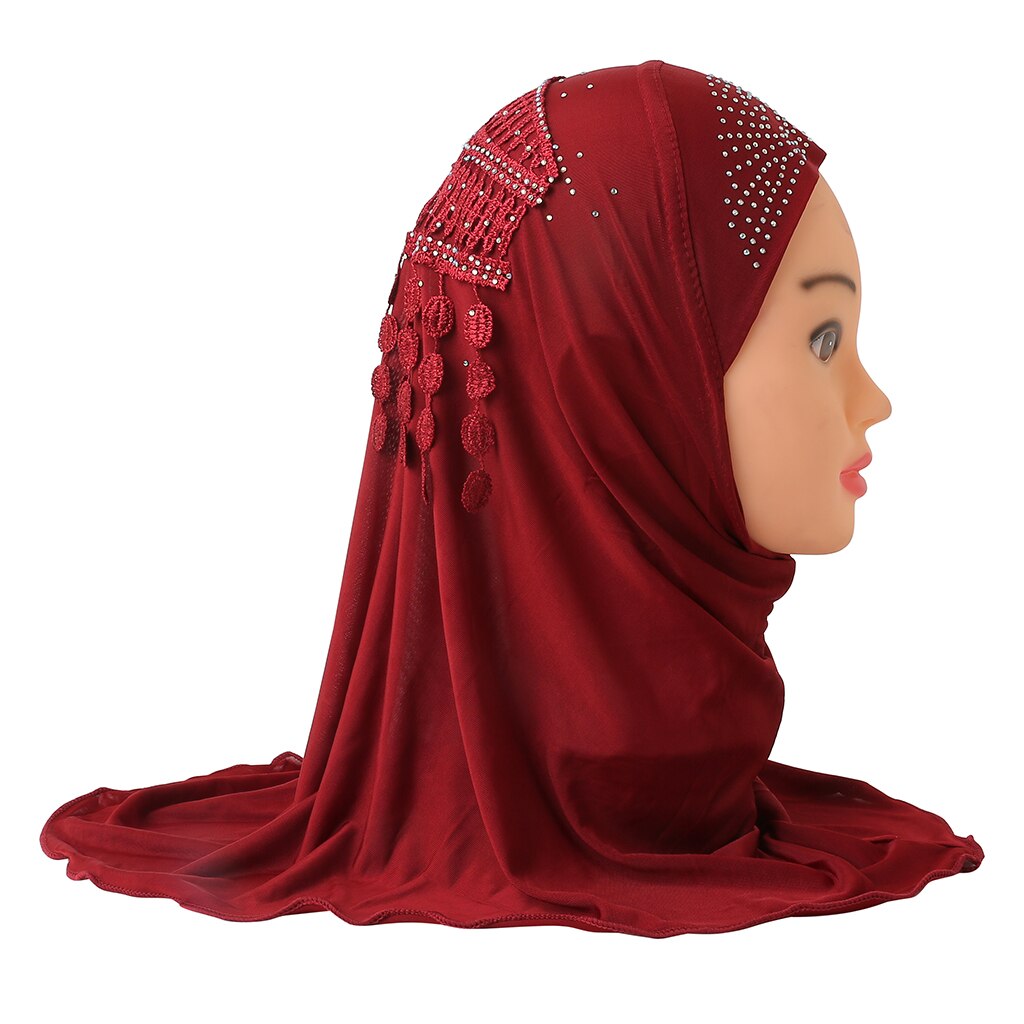 Girl's Crystal Lace Hijab