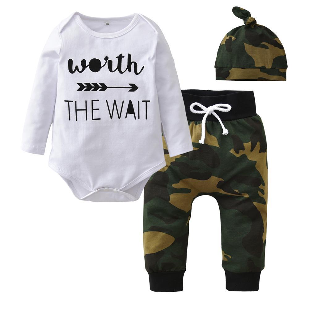 Baby's Printed Sweatshir, Pants and Beanie 3 Pcs Set