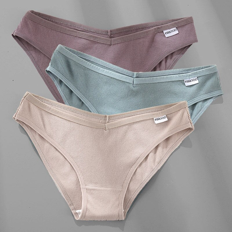 Women's Breathable Cotton Panties 4 Pcs Set