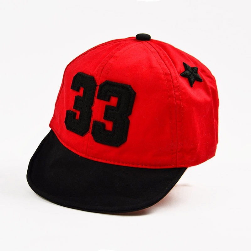 Boy's Letter Printed Cotton Cap
