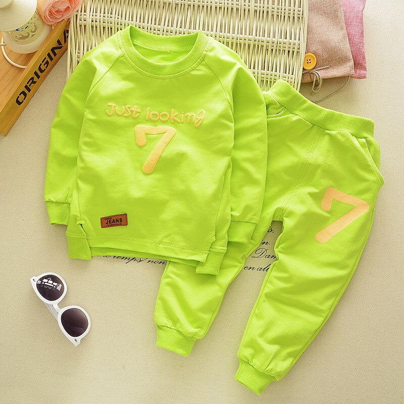 Children's Striped Cotton Tracksuit