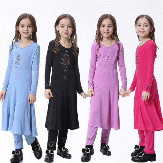 Casual Muslim Abaya for Girls