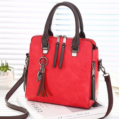 Women's Vintage PU Leather Handbag