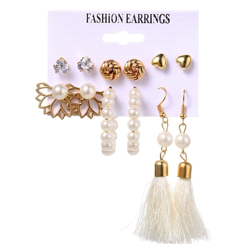 Women's Stylish Earrings Set