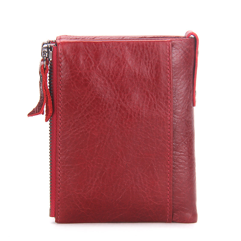 Stylish Compact Genuine Leather Women’s Wallet