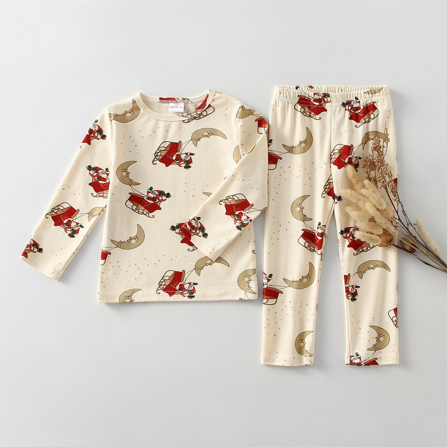 Girl's Patterned Pajama Set