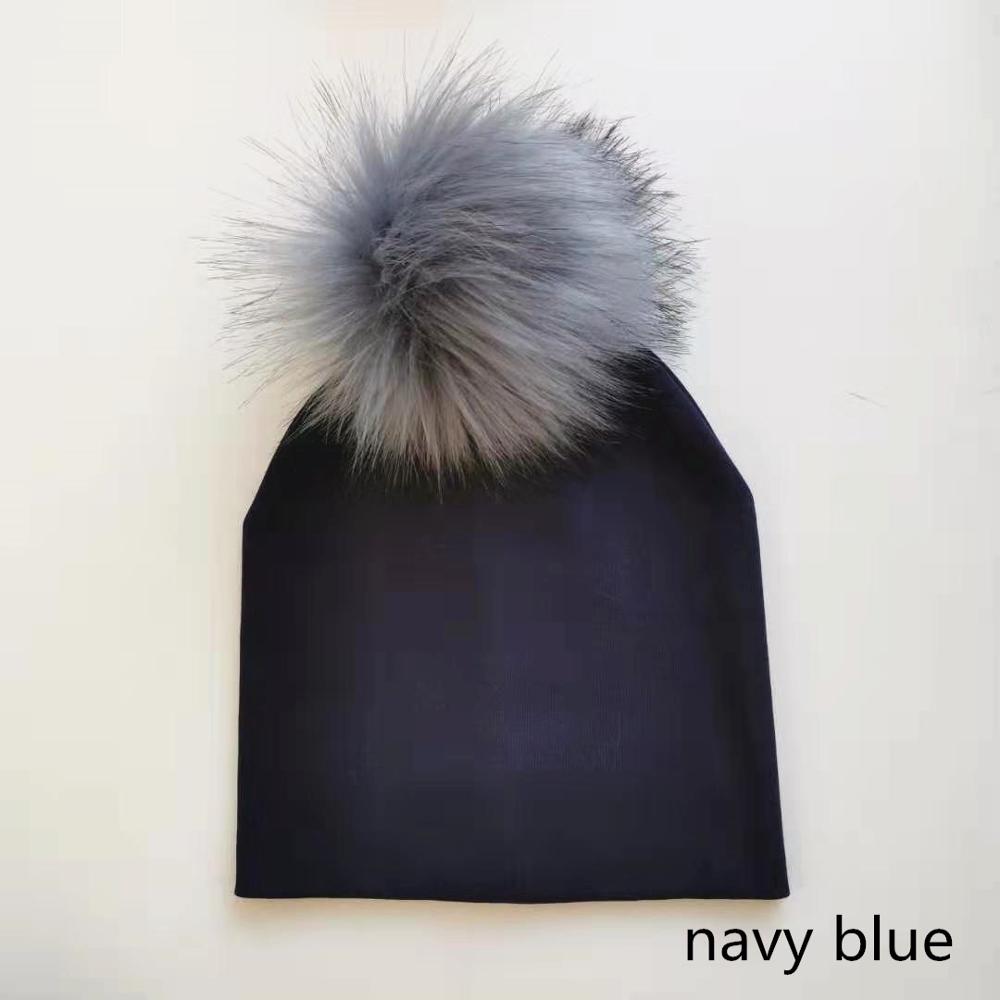 Baby's Cotton Hat with Pompom