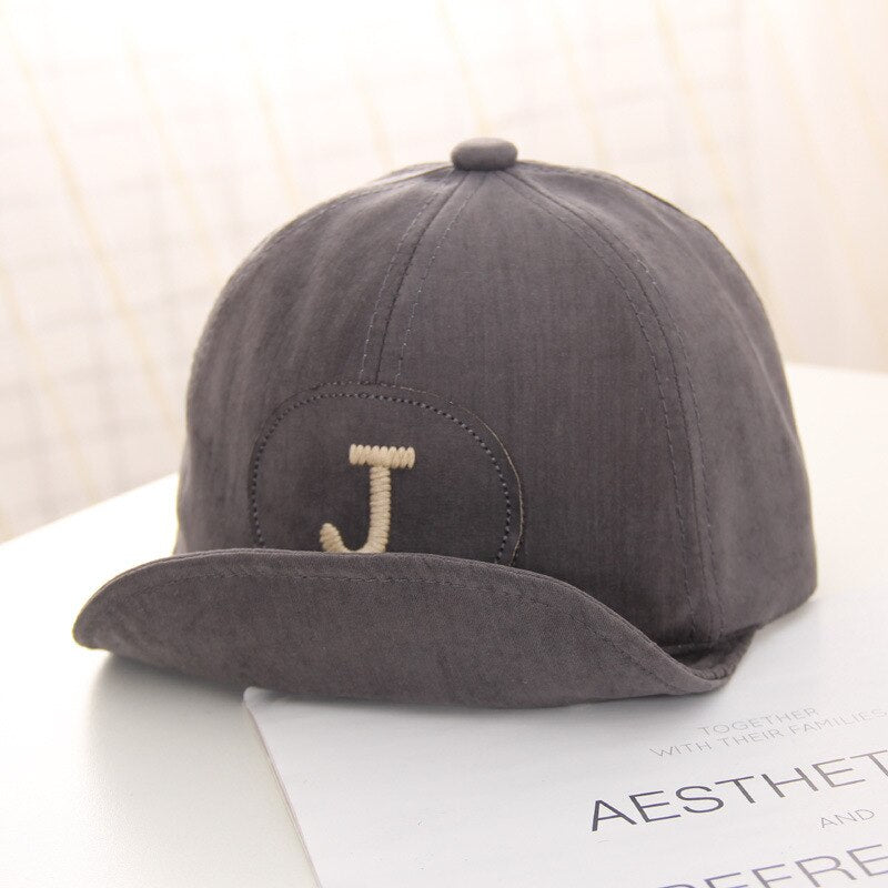 Boy's Letter Printed Cotton Cap
