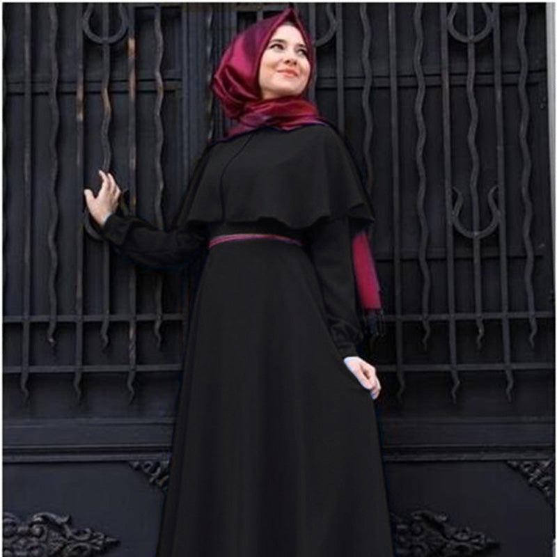 Fashion Colorful Muslim Women's Modal Dress