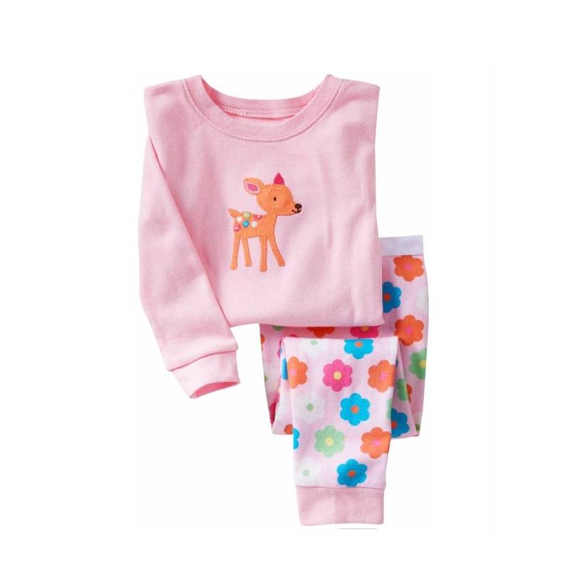 Kid's Colorful Printed Cotton Pajamas