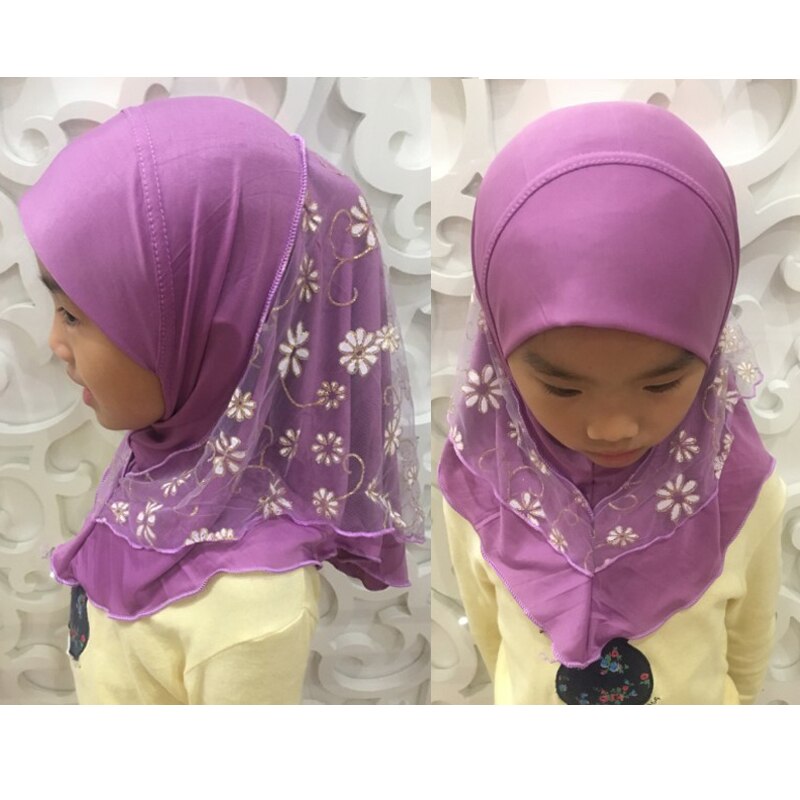 Girl's Flower Head Scarf