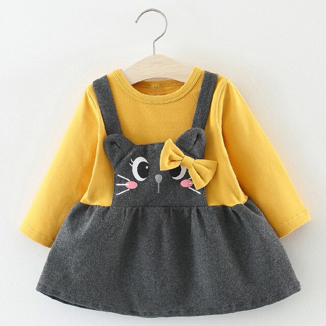 Girls A-Line Autumn Dress
