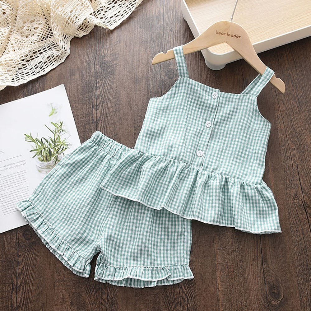 Girls Summer Clothing Set 2 Pcs
