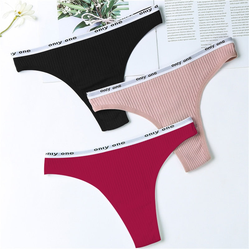 Women's G-String Panty 3 Pcs Set