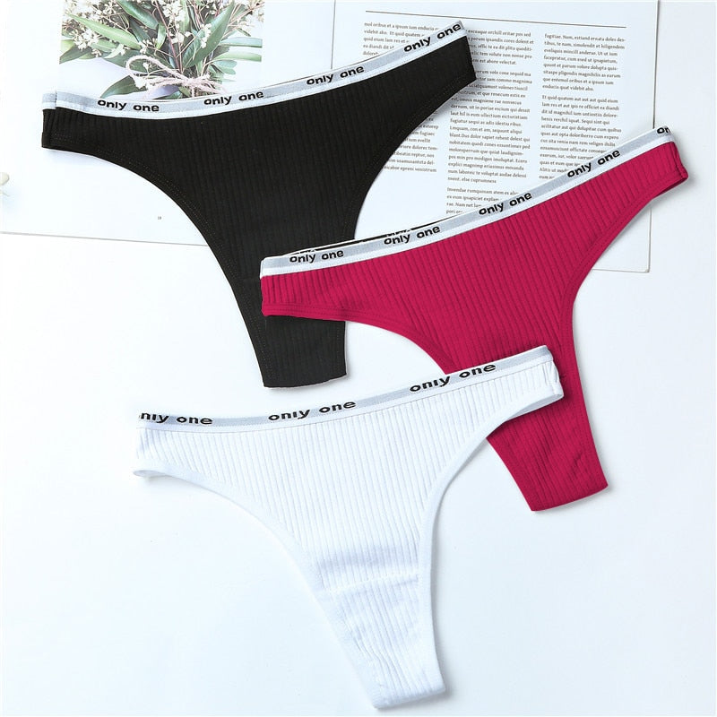 Women's G-String Panty 3 Pcs Set