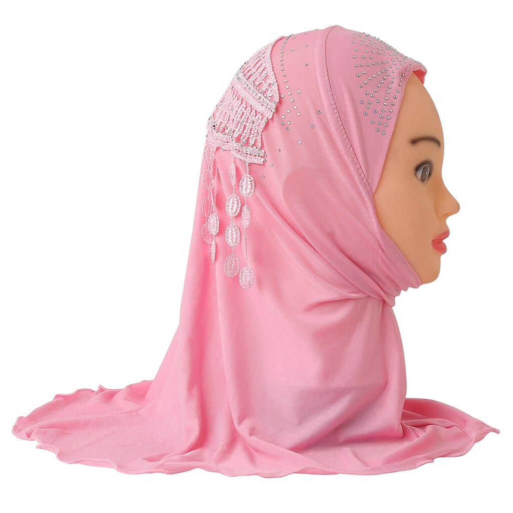 Girl's Crystal Lace Hijab
