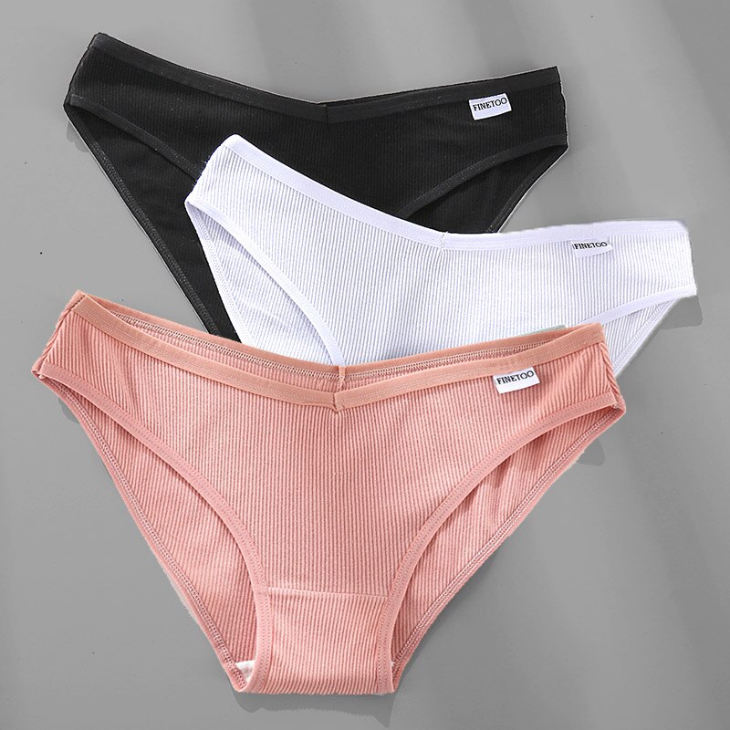 Women's Breathable Cotton Panties 4 Pcs Set