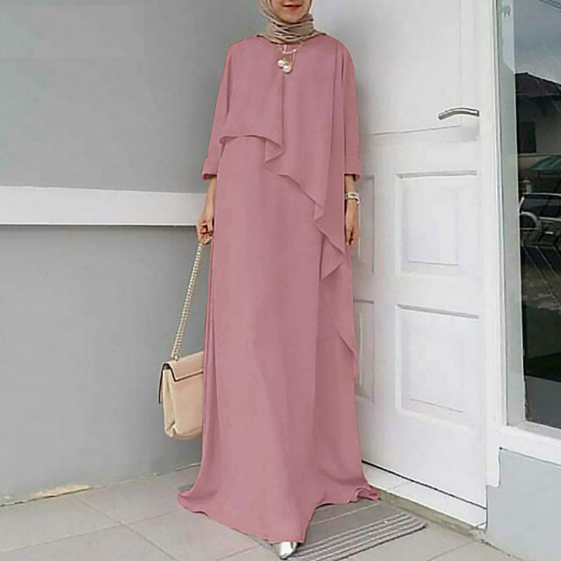 Women's Muslim Ruffled Dress