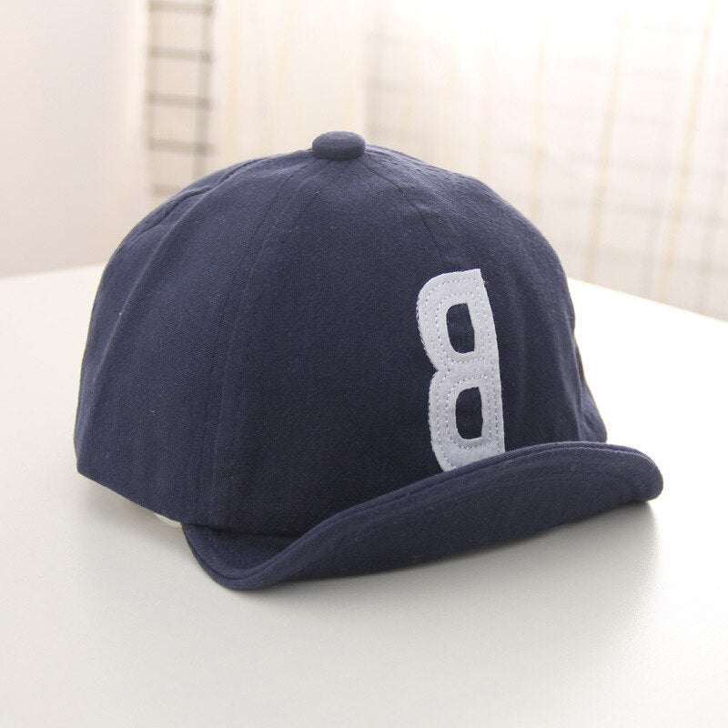 Boy's Letter Printed Cotton Cap