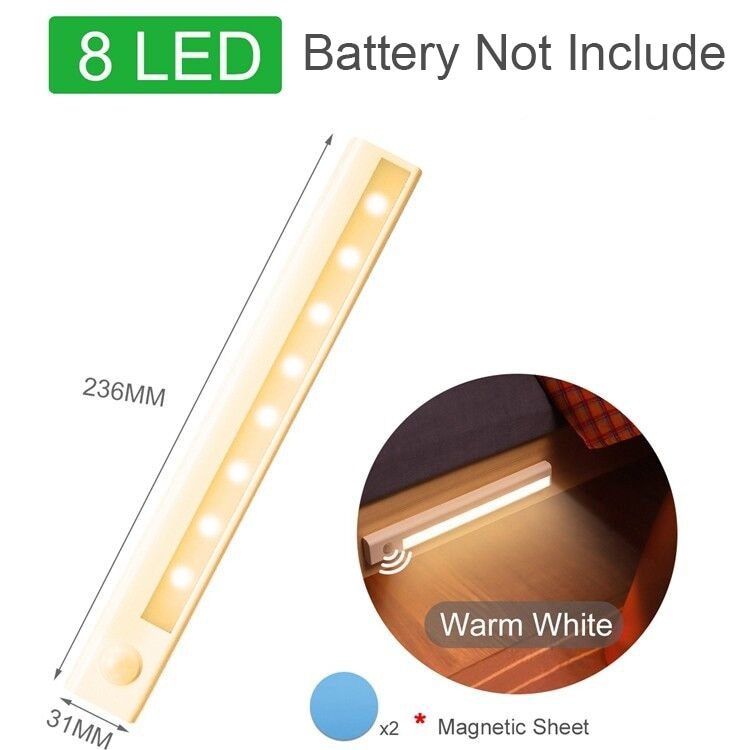 Adhesive Bedroom Light with Motion Sensor