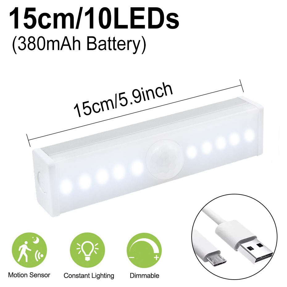6/10 LEDs PIR LED Motion Sensor Light