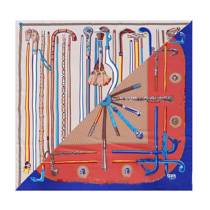 Women's Pure Silk Head Scarf