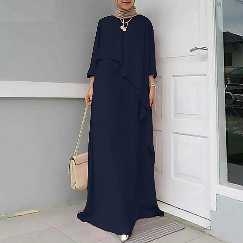 Women's Muslim Ruffled Dress