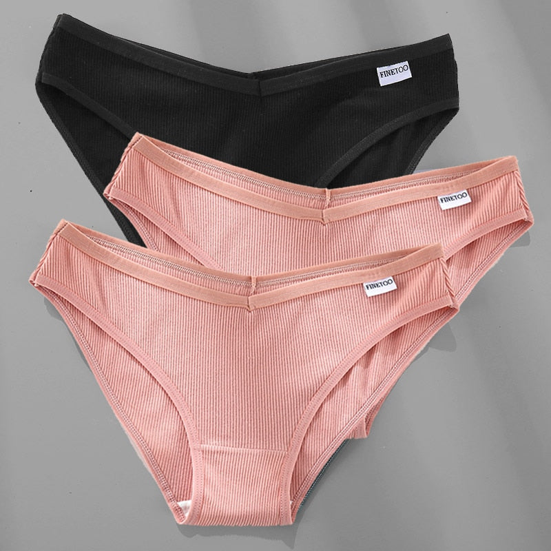 Women's Breathable Cotton Panties 4 Pcs Set