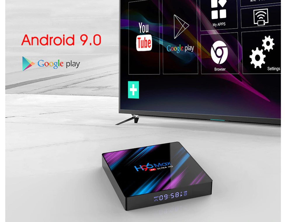 Purple Rain Design Smart Android TV Box