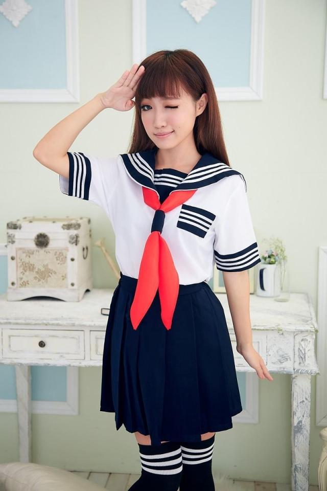 Women's Japanese Style School Uniform 3 pcs Set
