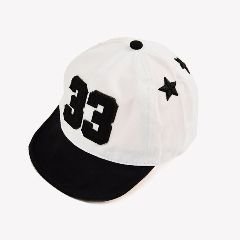 Boy's Letter Printed Cotton Cap