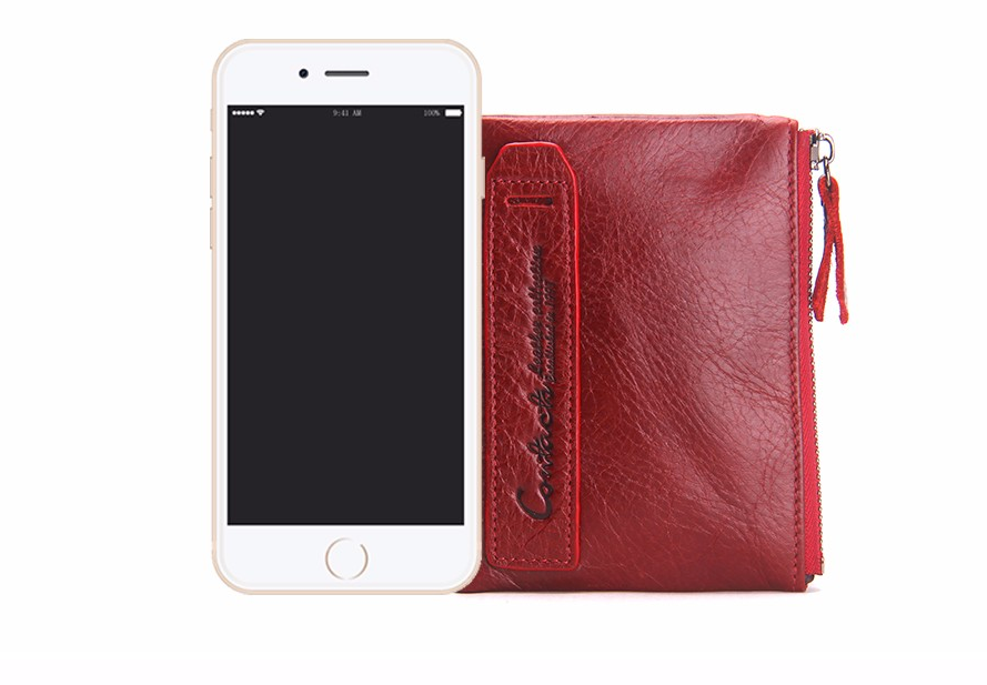 Stylish Compact Genuine Leather Women’s Wallet