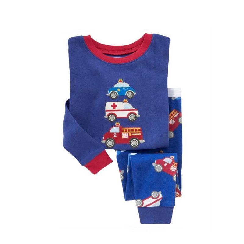 Kid's Colorful Printed Cotton Pajamas