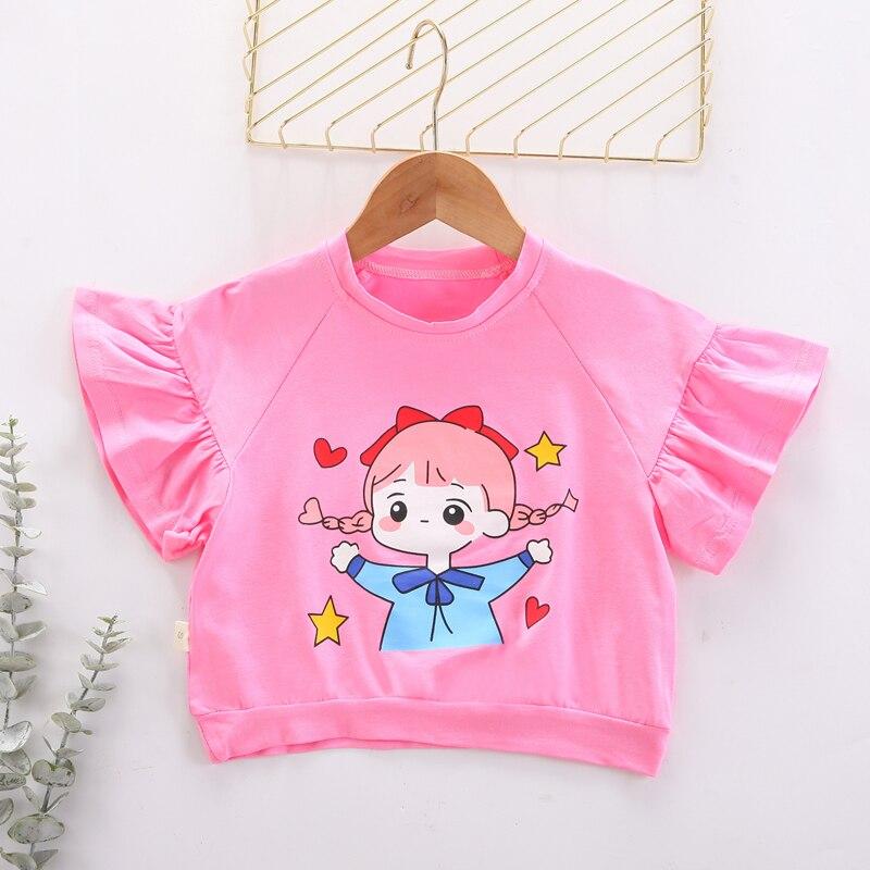 Long Sleeve Baby Shirt with Cartoon Prints